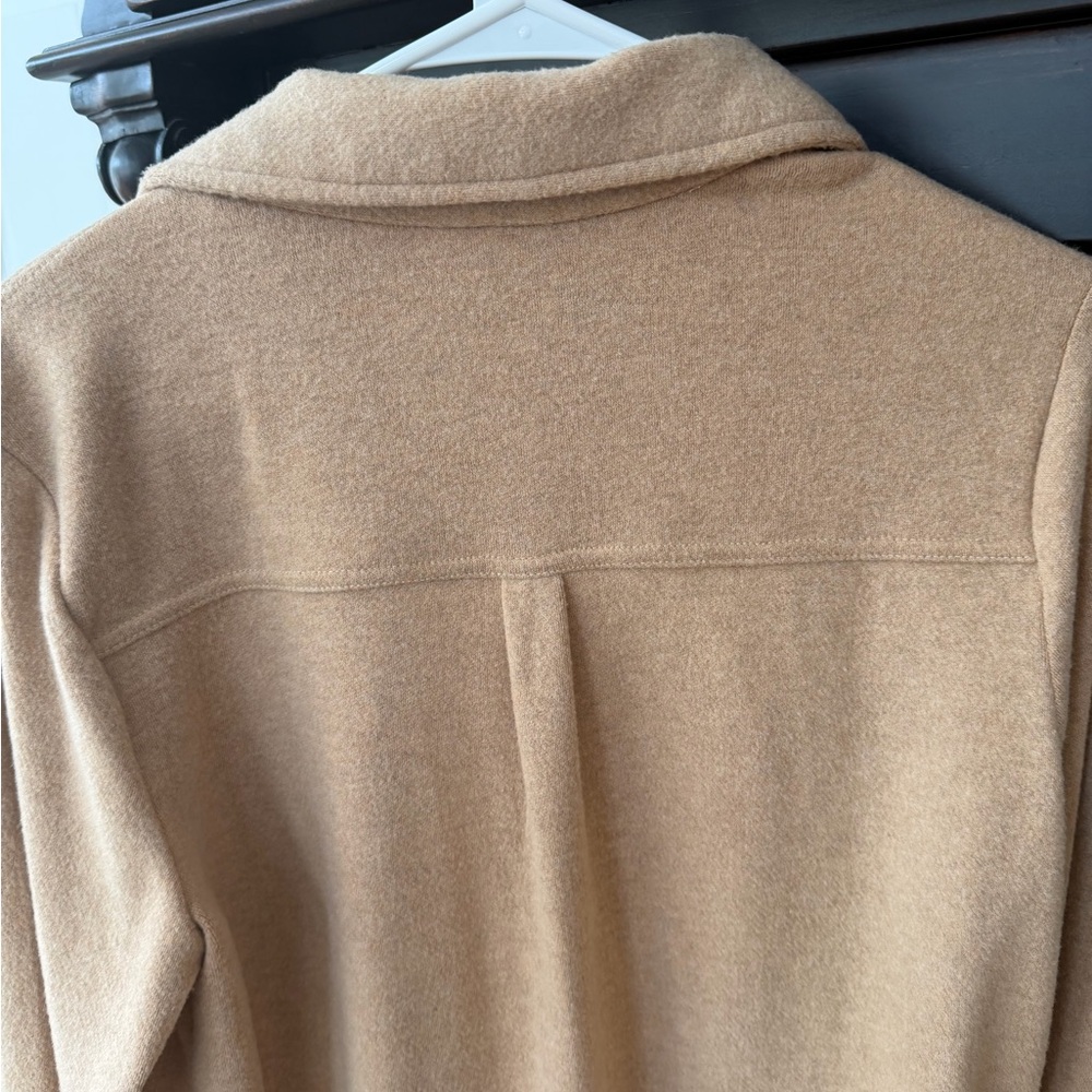 Thread and Supply Shirt Jacket. Women’s Sz-M Coffee Color | Neutral | Shacket - Picture 11 of 13